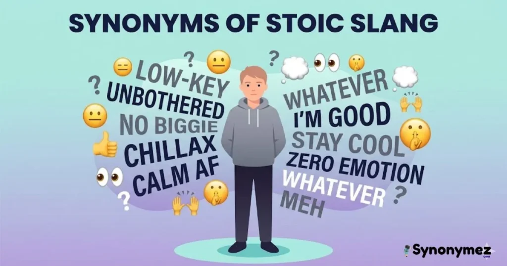 Synonyms Of Stoic Slang