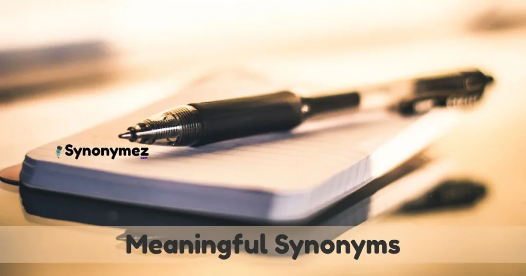 Meaningful Synonyms